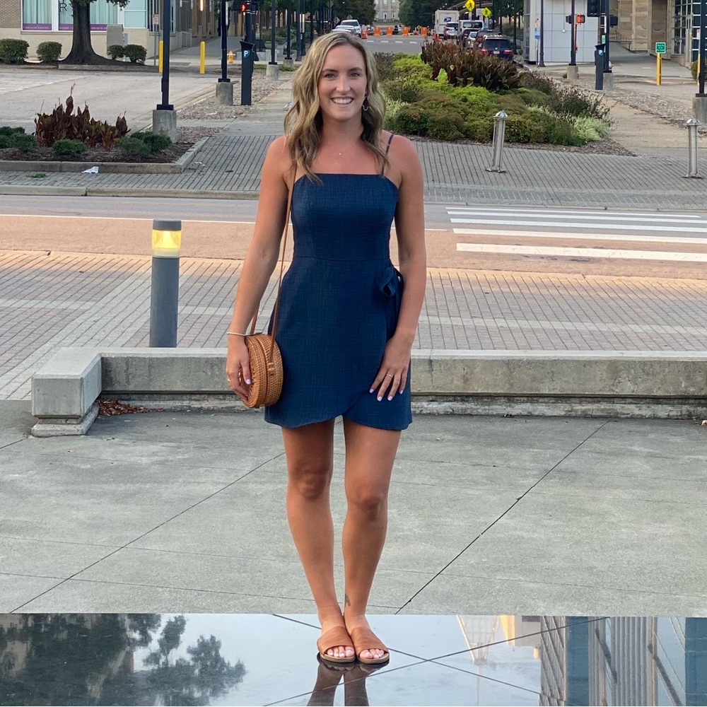 Altar’d State Medium navy mini dress